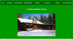 Desktop Screenshot of camp-morning-star.org