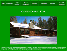 Tablet Screenshot of camp-morning-star.org